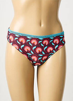 Chiloți de baie imprimeu floral chiloți roșu ANTIGEL femme