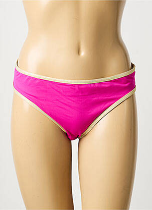 Chiloți de baie efect material satinat chiloți roz GRAIN DE SABLE femme