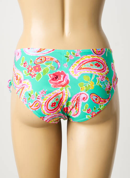 Chiloți de baie țesătură satinată chiloți verde ANTIGEL femme