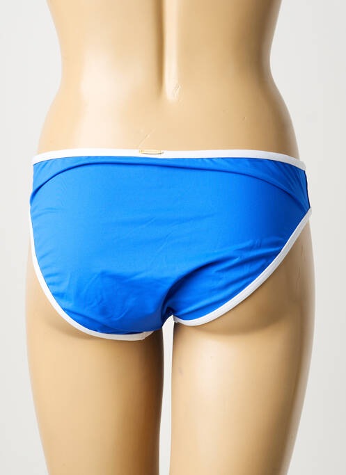 Chiloți de baie țesătură satinată chiloți albastru GRAIN DE SABLE femme