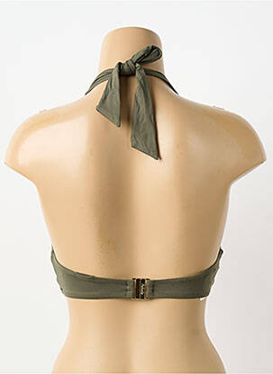 Sutien de costum de baie top triunghiuri top triunghiuri verde AUBADE femeie