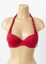 Sutien de costum de baie roșu AUBADE femme