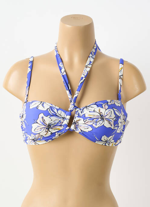 Sutien de costum de baie top sutien modelat top sutien modelat albastru AUBADE femme