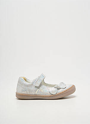 Balerine imprimare vârf rotund argintiu PRIMIGI fille