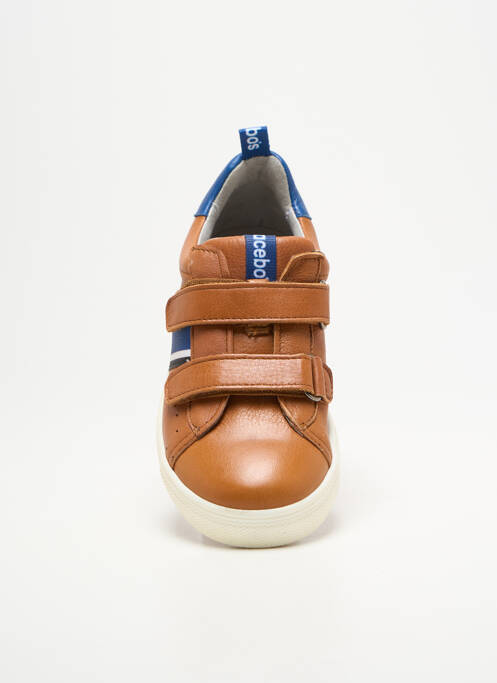 Adidași închidere cu arici vârf rotund maro ACEBOS garcon