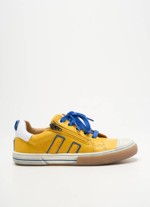 Adidași țesătură satinată vârf rotund galben ACEBOS garcon