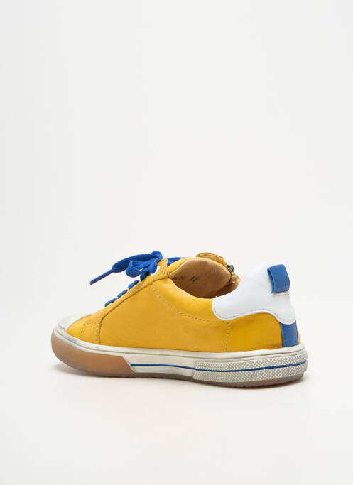 Adidași țesătură satinată vârf rotund galben ACEBOS garcon