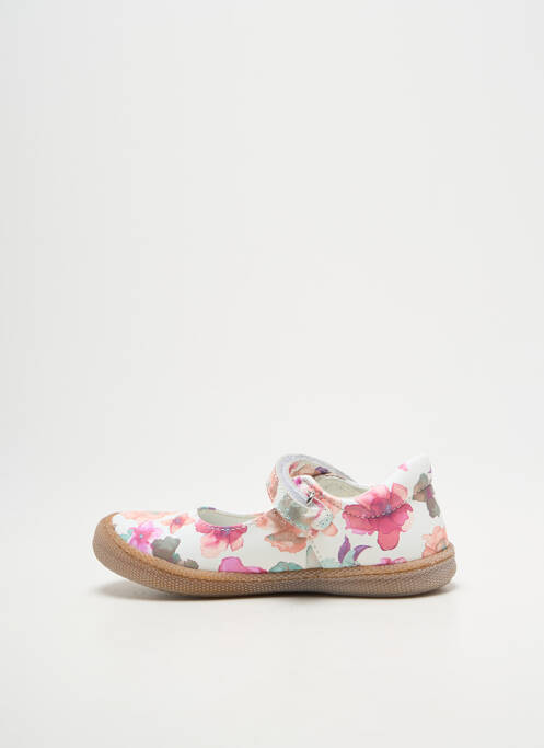 Balerine branț detașabil vârf rotund alb PRIMIGI fille