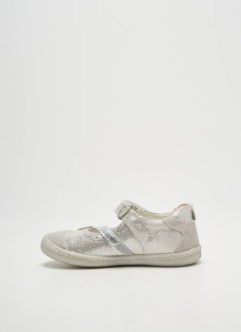 Balerine imprimare vârf rotund argintiu PRIMIGI fille