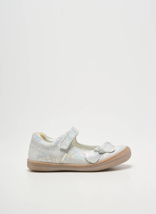 Balerine imprimare vârf rotund argintiu PRIMIGI fille