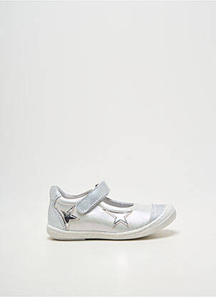 Balerine imprimare vârf rotund argintiu BELLAMY fille