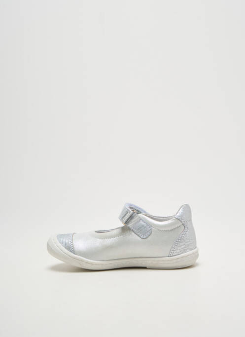 Balerine imprimare vârf rotund argintiu BELLAMY fille