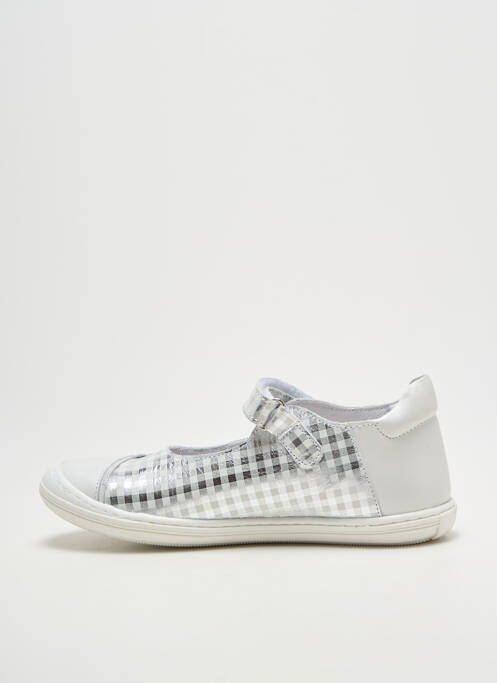 Balerine imprimare vârf rotund argintiu BELLAMY fille