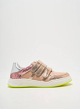 Adidași țesătură țesătură cu sclipici vârf rotund roz GBB fată