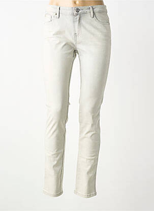 Blugi cu croială slim elasticitate mărime normală gri LESLIE femme