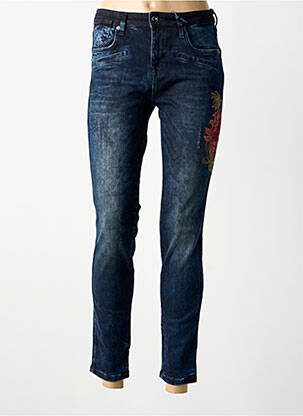 Blugi cu croială slim talie joasă talie joasă albastru BLUE DAZE femme