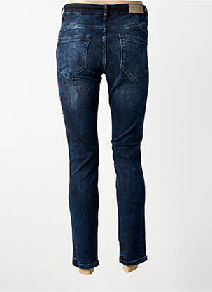 Blugi cu croială slim elasticitate talie joasă albastru BLUE DAZE femeie