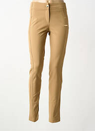 Pantalon slim elasticitate mărime normală bej SPORTALM femeie