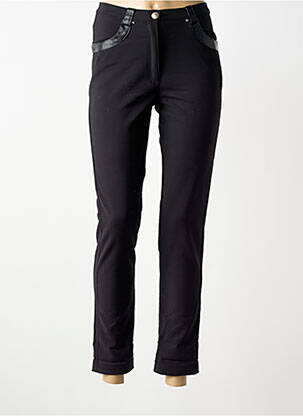 Pantalon 7/8 elasticitate mărime normală negru FILIPINE LAHOYA femeie