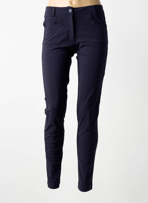 Pantalon slim elasticitate mărime normală albastru PLATINE COLLECTION femme