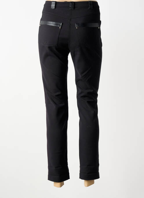 Pantalon 7/8 elasticitate mărime normală negru FILIPINE LAHOYA femme