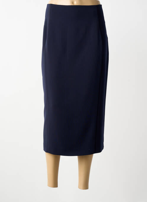 Fustă lungă țesătură crep albastru PERSONA BY MARINA RINALDI femme