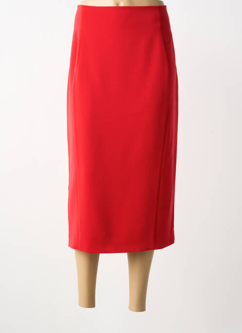 Fustă lungă țesătură crep roșu PERSONA BY MARINA RINALDI femme