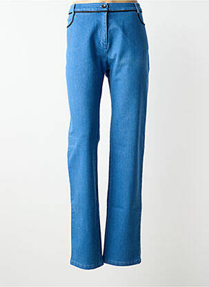 Blugi cu croială dreaptă elasticitate mărime normală albastru LESLIE femme