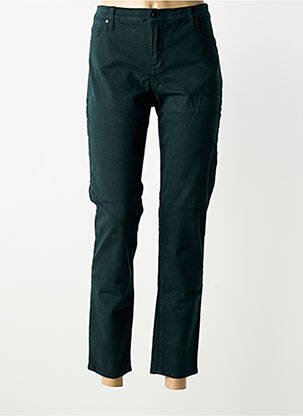 Pantalon 7/8 țesătură poplin mărime normală verde VOTRE NOM femme
