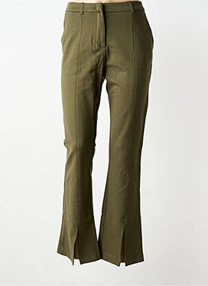 Pantalon evazat elasticitate mărime normală verde SUMMUM femme