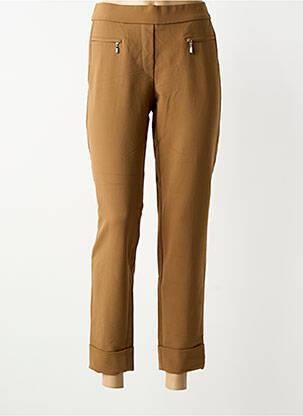 Pantalon 7/8 elasticitate mărime normală maro GARDEUR femeie