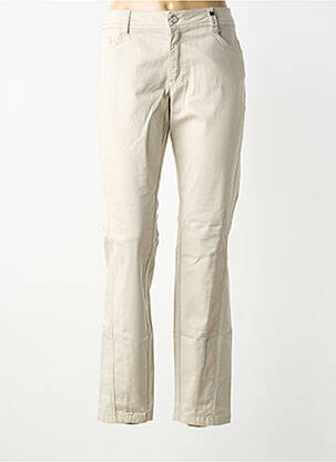 Pantalon drept elasticitate mărime normală bej SPORTALM femme