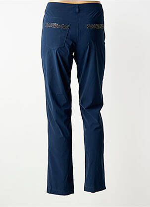Pantalon drept elasticitate mărime normală albastru PLATINE COLLECTION femeie