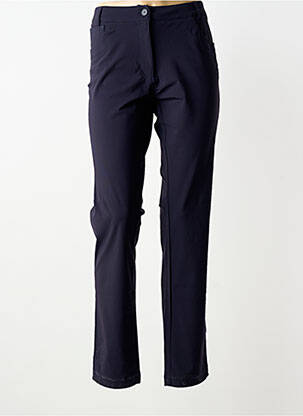 Pantalon drept elasticitate mărime normală albastru PLATINE COLLECTION femeie