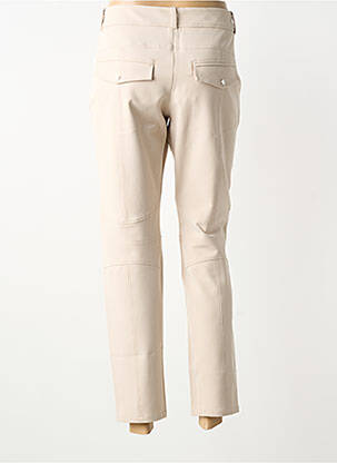 Pantalon 7/8 elasticitate mărime normală bej INDIES femeie