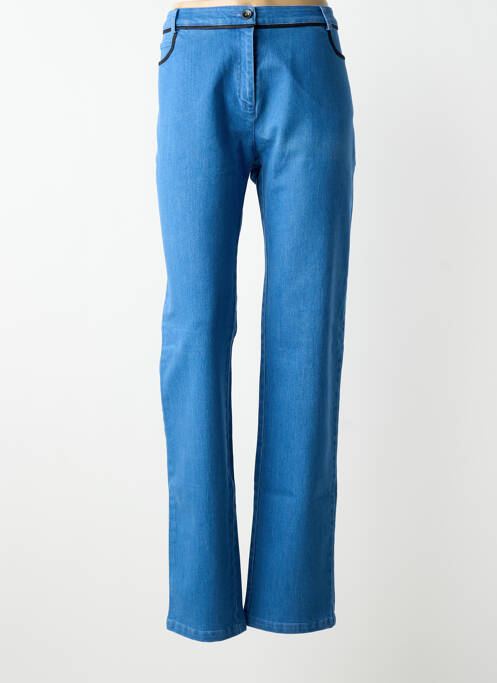 Blugi cu croială dreaptă elasticitate mărime normală albastru LESLIE femme