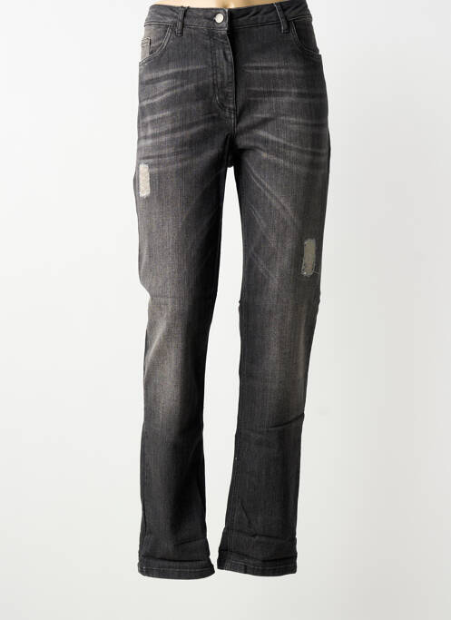 Blugi cu croială dreaptă elasticitate mărime normală gri PERSONA femme