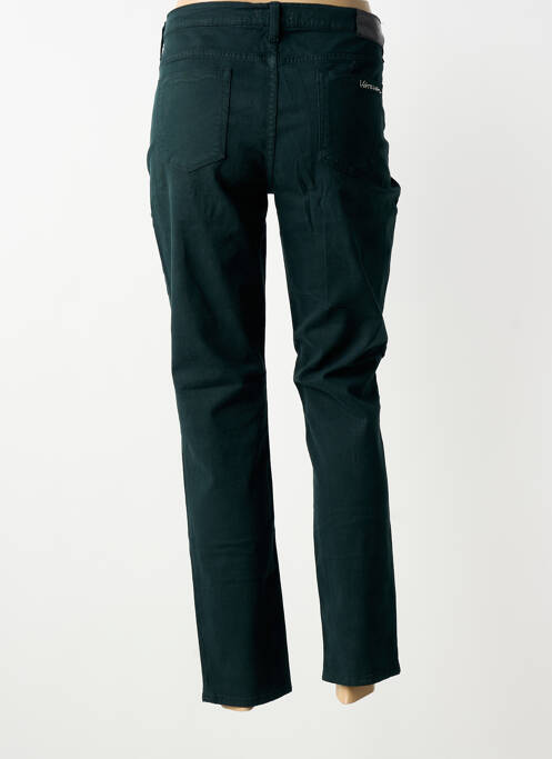 Pantalon 7/8 țesătură poplin mărime normală verde VOTRE NOM femme