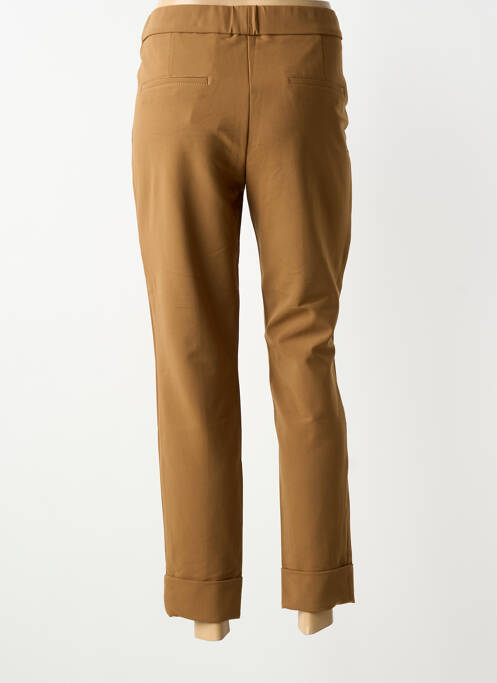 Pantalon 7/8 elasticitate mărime normală maro GARDEUR femme