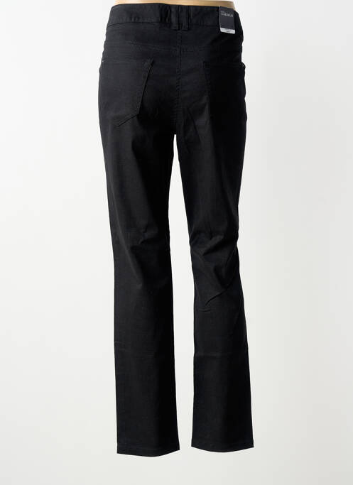 Pantalon slim țesătură poplin mărime normală negru GARDEUR femme