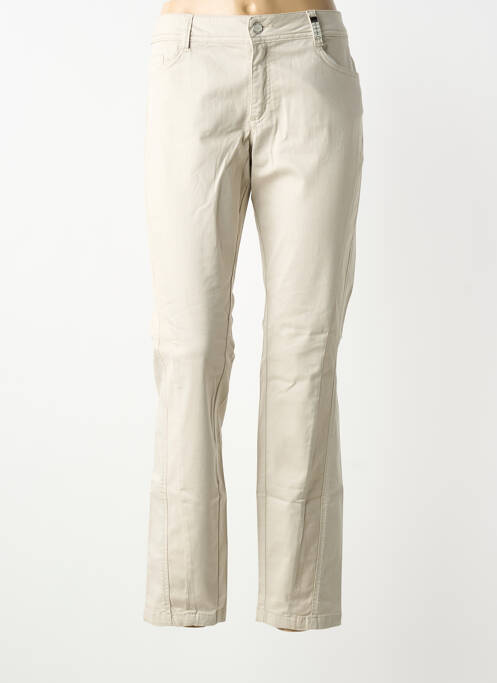 Pantalon drept elasticitate mărime normală bej SPORTALM femme