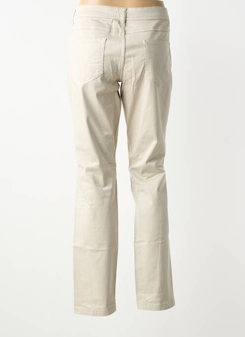 Pantalon drept elasticitate mărime normală bej SPORTALM femme