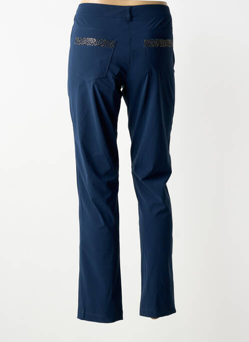 Pantalon drept elasticitate mărime normală albastru PLATINE COLLECTION femme