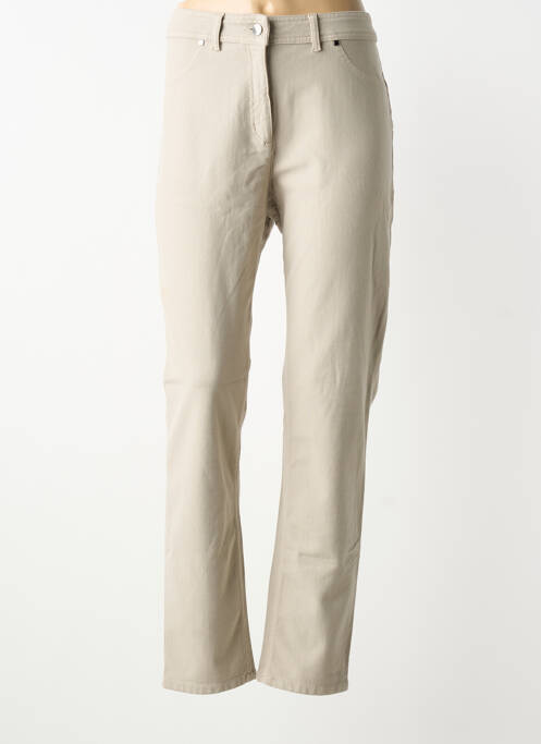 Blugi cu croială dreaptă elasticitate mărime normală bej PERSONA BY MARINA RINALDI femme