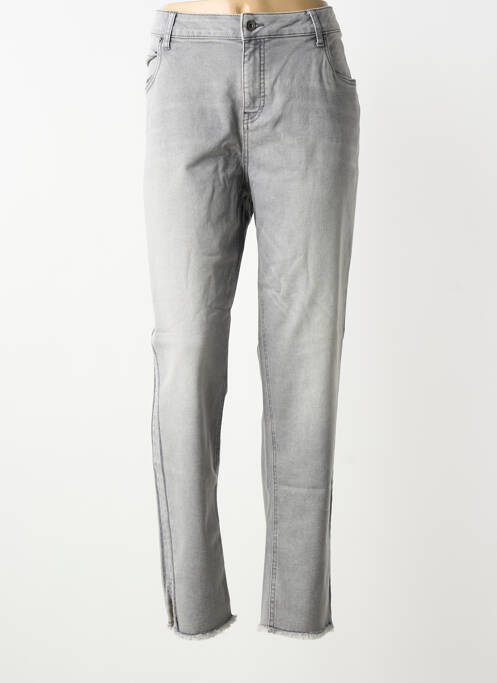 Blugi cu croială dreaptă elasticitate mărime normală gri OPEN END femme