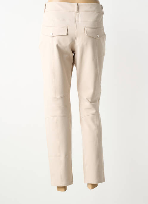 Pantalon 7/8 elasticitate mărime normală bej INDIES femme