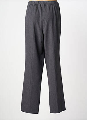 Pantalon drept talie elastică gri CHALOU femeie