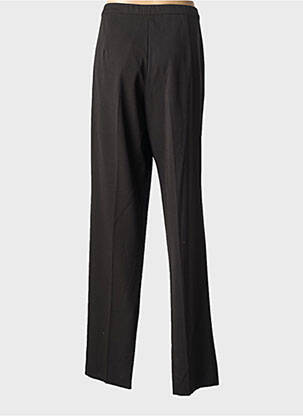 Pantalon drept talie cu cleme mărime normală negru ELENA MIRO femeie