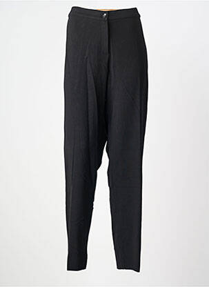 Pantalon slim talie elastică mărime normală negru ELENA MIRO femeie