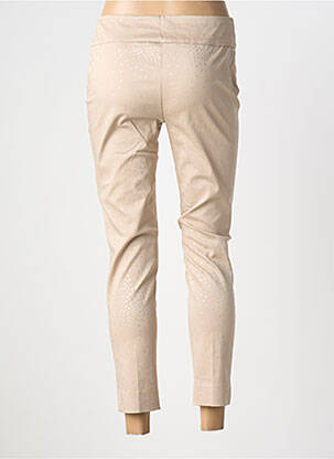 Pantalon 7/8 elasticitate mărime normală bej LISETTE L femeie